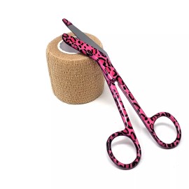 High Tech Instruments 2" Self Adherent Wrap Bandage Sports Tape + 5.5" Pink Panther Bandage Scissors