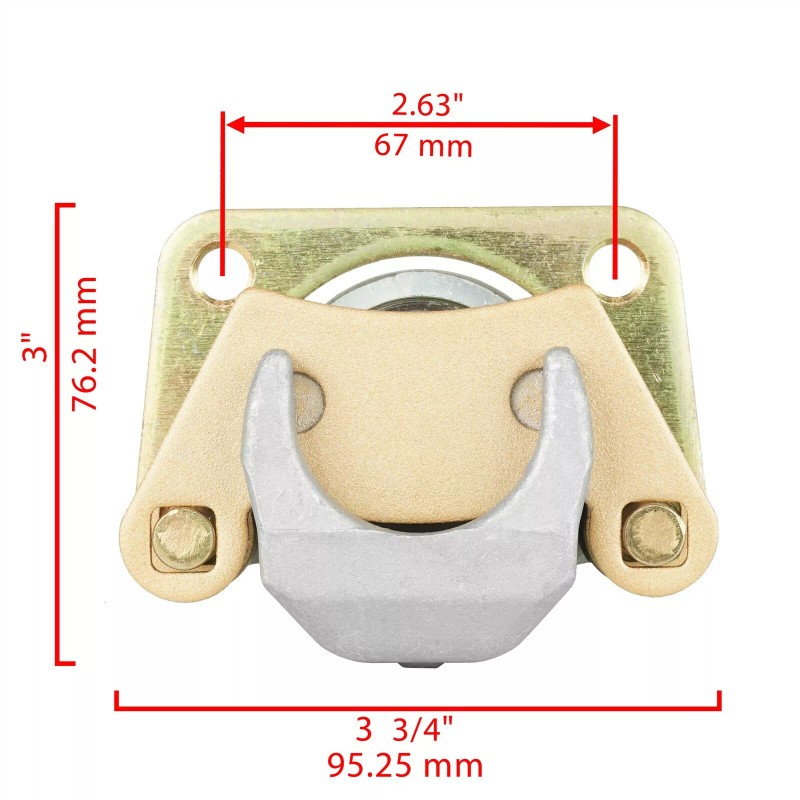 Caltric Rear Left Right Brake Caliper for Polaris Ranger 800