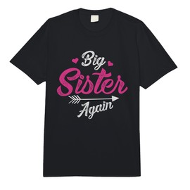 Big Sister Again Cool Siblings for Big Sister Gift Comfort Colors Adult Heavyweight T-Shirt
