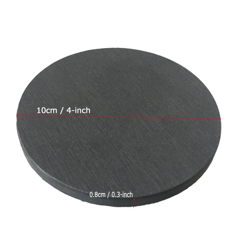 Diatomaceous Earth Coaster, Black, Non-Asbestos Inspected, Water Absorbent, Quick Drying,