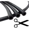 MAIL MORE Fuel Pipe - Braided Rubber Petrol/Diesel/Water Hose -