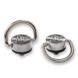 DANGER BUDDIES XL Camera Carabiner Clip D-Ring - Easily Attach a Camera Strap or Carabiner to Your Camera with This 1/4-20 Tripod Mount D-Ring Adapter Screw (2-Pack)