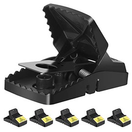 Trisiki Mouse Traps, 6 Pack Heavy Duty Reusable Snap Traps that Kill Instantly, High Sensitive Mice Catcher, Safe and Effective Rodent Trap for Indoors Outdoors