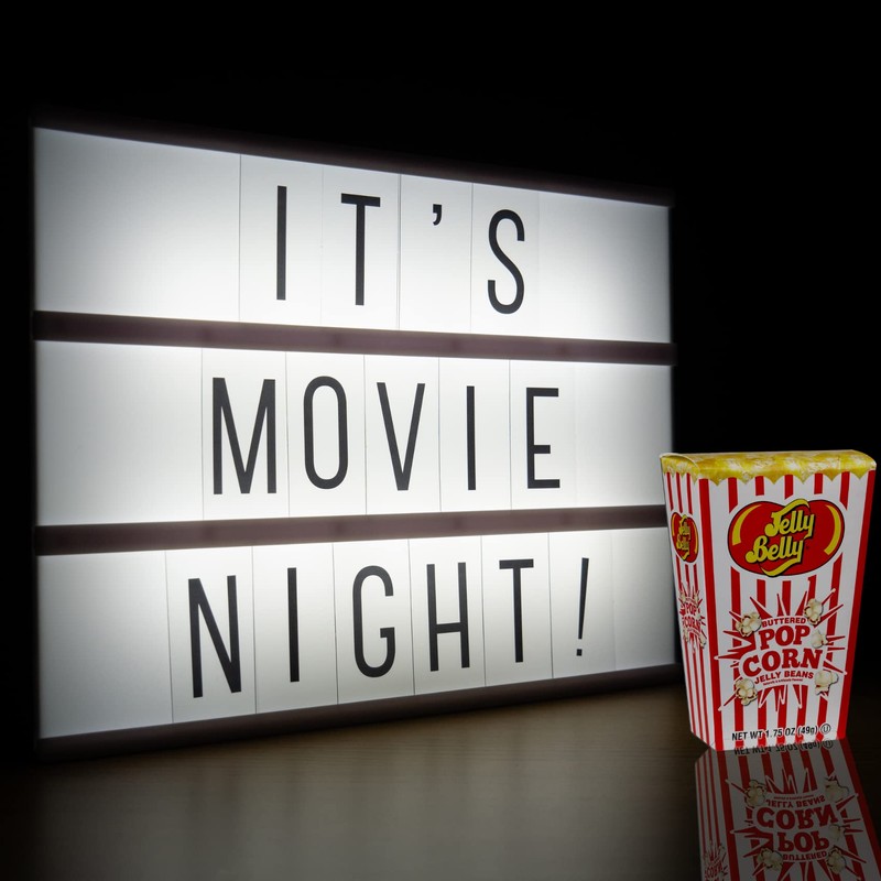 Buttered Popcorn Jelly Beans Party Favor Boxes, Mini Box Movie
