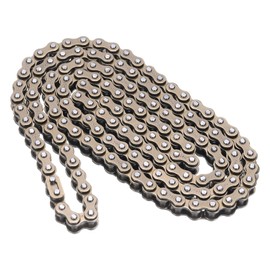 sourcing map #25H/ DIN/ISO 04CH Roller Chain 3 Feet 1/4" Pitch Carbon Steel Roller Chains for Go-karts, Bicycles, 144 Links