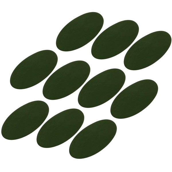 MECCANIXITY Elbow Knee Iron-on Fabric Patches Repair Patches Oval Repair