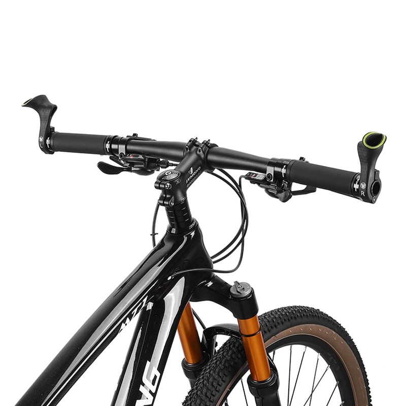 Lixada Bicycle Bar Ends Ergonomic Anti-Slip MTB Mountain Bike Handlebar