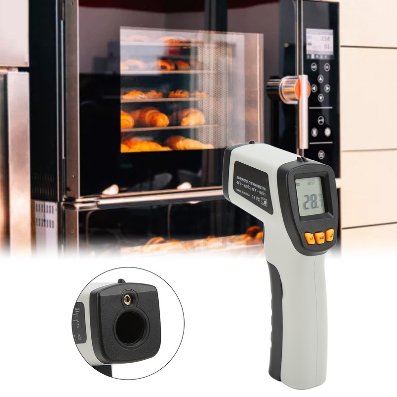 XRCLIF‑420E Digital Infrared Thermometer Non Contact Thermometer High Accuracy Temperature