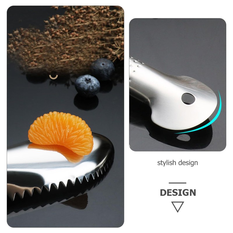 Ciieeo Stainless Steel Fish Tool Reusable Fish Descaler with Sharp