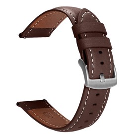 BYISYUE Leather Replacement Strap for Polar Ignite / Ignite 2 / Ignite 3, 20 mm Sports Watch Strap, Wristbands for Polar Pacer/Unite