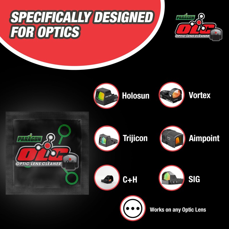C+H Paragon OLC Optic Lens Cleaner – for Gun Sights,