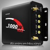GoHawk TJ4-Q 1000W 4 Channel Amplifier 4" Full Range Waterproof