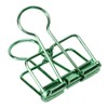 90 Pcs Binder Clips 32mm Hollow Strong Clamping Force Metal