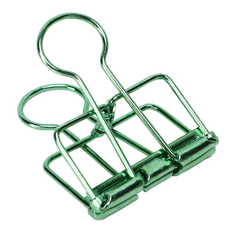 90 Pcs Binder Clips 32mm Hollow Strong Clamping Force Metal