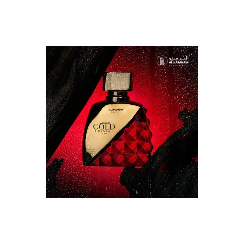 Al Haramain Gold Crystal Oudh Eau De Parfum 100ml