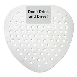 Secret Message Urinal Screen "Don't Drink and Drive" (10-Pack)