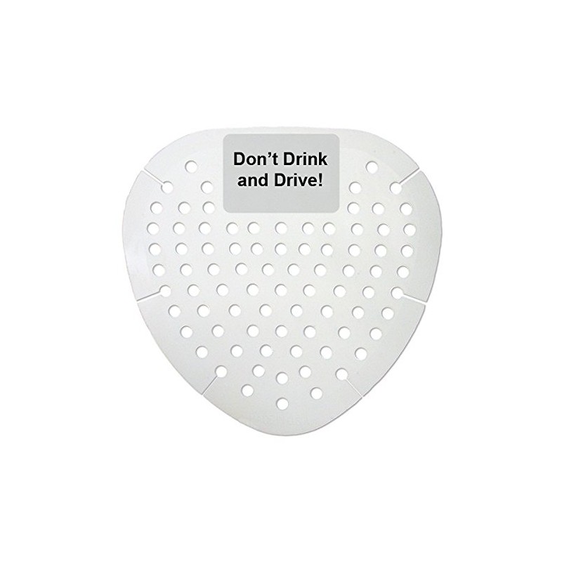 Secret Message Urinal Screen "Don't Drink and Drive" (10-Pack)