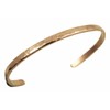 ELAMENTS DESIGN Solid Copper Extra Slim Bracelet Hammered Design Fits