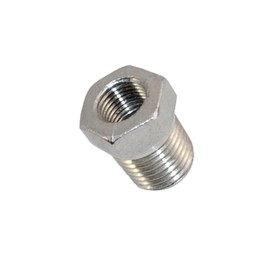 Megairon 1/4" Male NPT to 1/8" Female NPT Female Reducing/Reducer Bushing Pipe Fitting,Adapter,Stainless Steel SS 304 Hex Bushing (1/4" Male to 1/8" Female)
