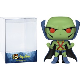 Martian Manhunter (Target Exc): P o p ! Heroes Vinyl Figurine Bundle with 1 Compatible 'ToysDiva' Graphic Protector (465-66619 - B)