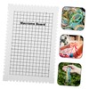 Operitacx Craft Accessories, Double-Sided Grid Macrame Board, Foam Board for