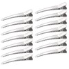 50 Pack 2.36 inches Hair Clips, Marrywindix Silver Metal Alligator