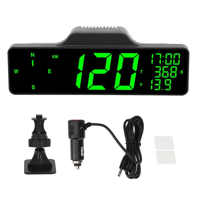 8in Car HUD Display Multifunction GPS Speedometer Fatigue Driving Alarm