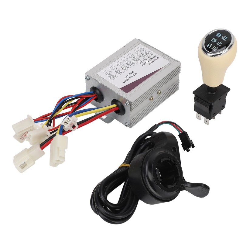 36V 350W Electric Bike Controller Set with Thumb Grip Forward