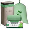 FPN Trash Bags Compostable – 50 Pack (13 gallon), Handle-Tie,
