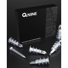 Pack of 100 Plasterboard Anchors and Rounded Head Screws for
