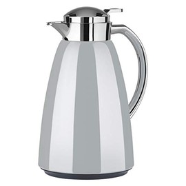 Emsa Campo Vacuum Flask, 1L, 100% Leak Proof, Quick Tip Closure, 12 Standard Hot / 24 Cold, In Chrome