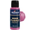 BLUEBIRD Fabric Paint, Cosmic Pink, 3.4 Fl Oz, Permanent Fabric