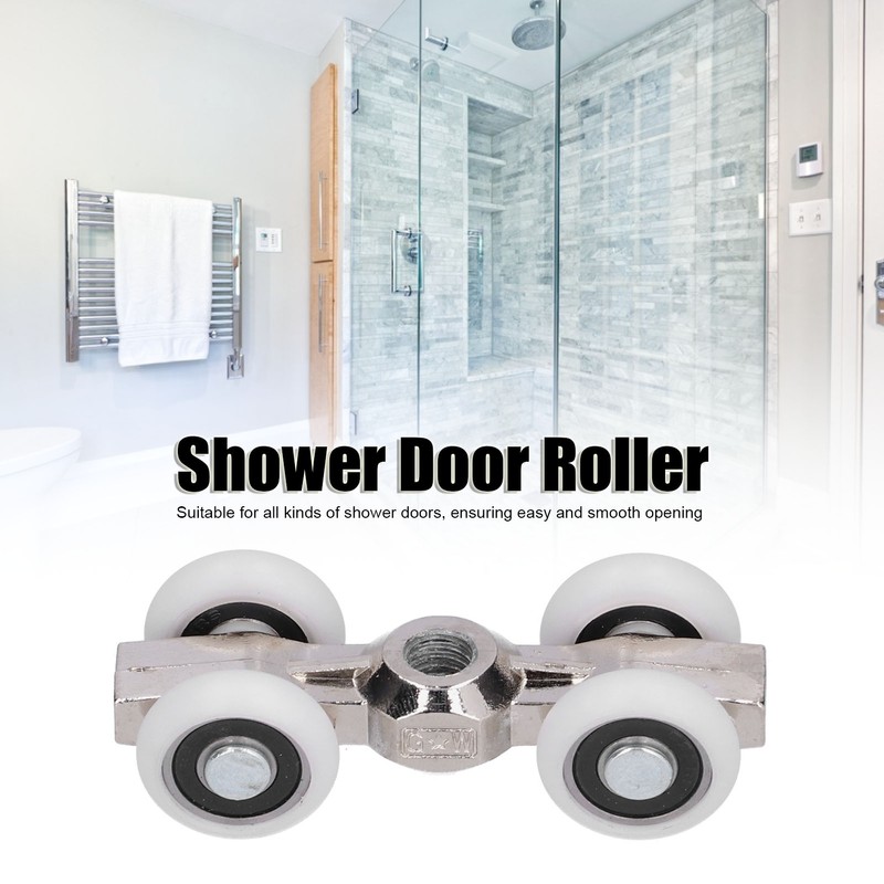 Shower Door Sliding Wheel Suspension Outer Pulley Roller Replacement Accessories