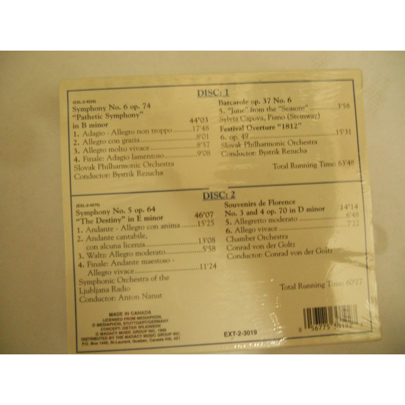 Peter Iljitch Tchaikovsky (2-disc box)