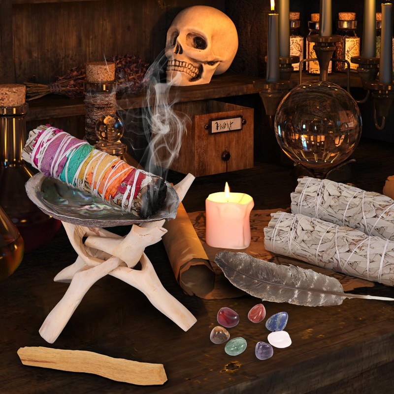 Nutgun Sage Smudge Kit - 2 White Sage Sticks, 1