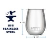YETI Rambler 10 oz Wine Tumbler, Vacuum Insulated, Stainless Steel