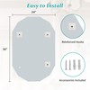 Pregaspor Single Beveled Edge Bathroom Vanity Mirror, 23.6" x 35.4"