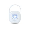 Suavinex Portaciuccio Neonato per 2 Ciucci, Wild&Free Blu, +0 Mesi