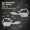 Ruiyuan 24-in-1 Multitool Key Tool Portable Multi Key Shaped Tool