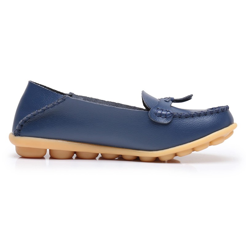 VenusCelia Mocasín plano para caminar cómodo para mujer, marino, 8