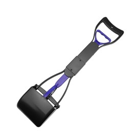 WJUAN Dog Waste Gripper, Black, Plastic, Dog Waste Collector, Good Looking, Foldable, Ergonomic, Dog Poop Scooper, for Removing Dog and Cat Waste (10 x 45 x 10 cm)