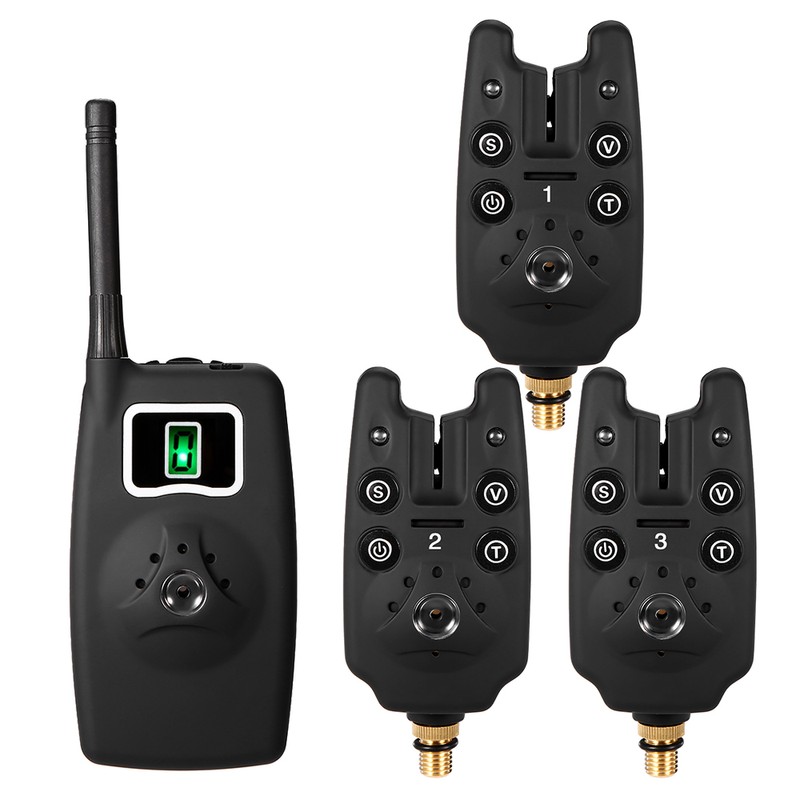 Fishing Bite Alarm with LED Indicator Wireless Fishing Alarm Receiver