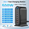 USB C Charger, 500 W Fast Charger, 9 Port Charging