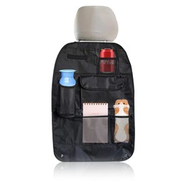 Glamza Car Seat Organiser for Kids - Multi Pocket Back Seat Car Organiser Storage for Books, Pens, Bottles, Tablets etc