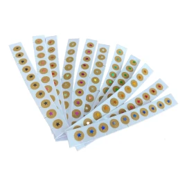 Productos comerciales Balines Con Parche Auriculoterapia 200 Piezas Con Figuras