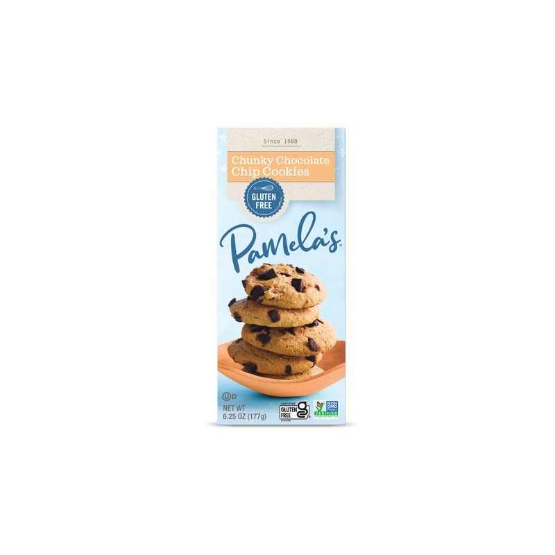 Pamela's Products, Cookies Chunky Chocolate Chip, 6.25 Ounce (Pack of
