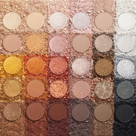 ColourPop Eyeshadow Palette - Eye Makeup Palette with Matte, Metallic, Matte Sparkle & Glitter Finishes - High-Pigment Eye Makeup with a Long-Wearing Formula - Precious Metals (1.16 oz)
