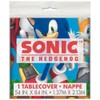 Unique Sonic The Hedgedog Rectangular Plastic Tablecover - (54" x