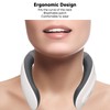 Electric Heated Pulse Neck Massager 4 Heads Intelligent Remote Control