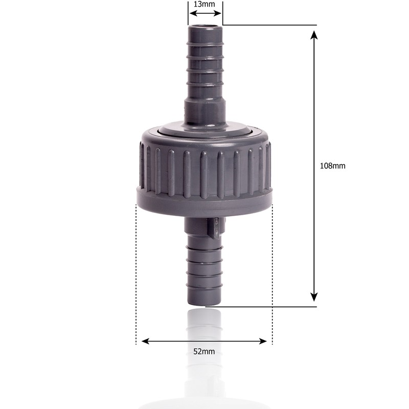 Pangaea Tech Check Valve Kit With Hose Clamps
